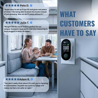 OxySafe™ RV & Motorhome CO Detector