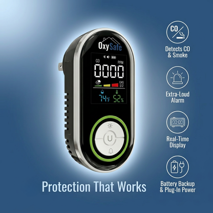 OxySafe™ Pro CO and Smoke Detector