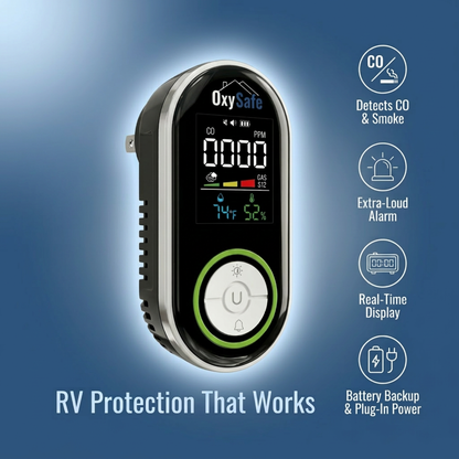 OxySafe™ OffGrid RV CO and Smoke Detector