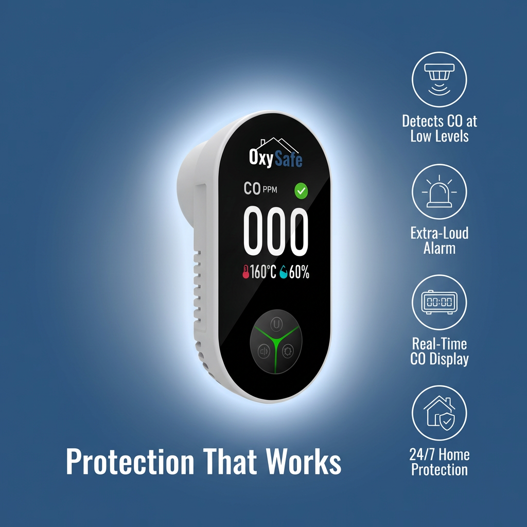 OxySafe™ RV & Motorhome CO Detector