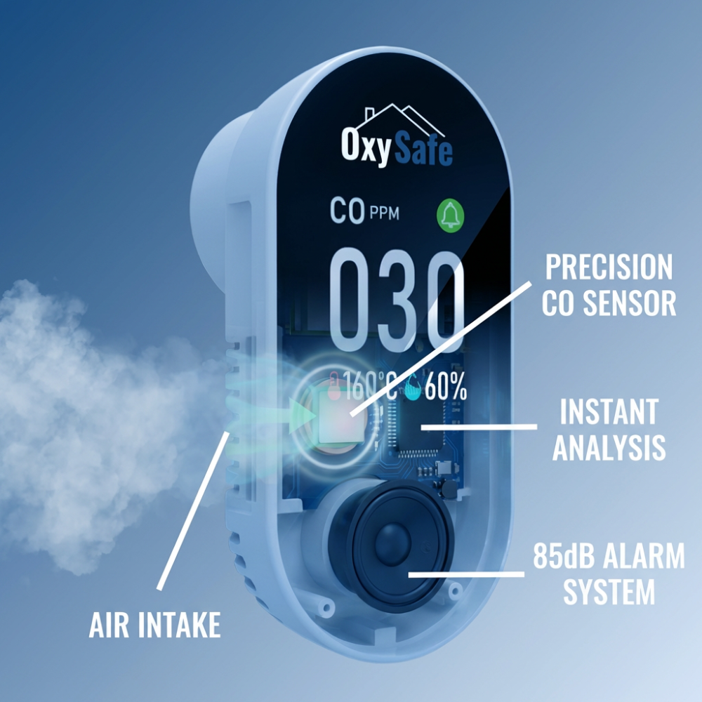 OxySafe™ RV & Motorhome CO Detector