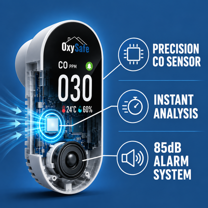 OxySafe™ RV & Motorhome CO Detector