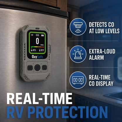 OxySafe™ OffGrid RV & Motorhome CO Detector